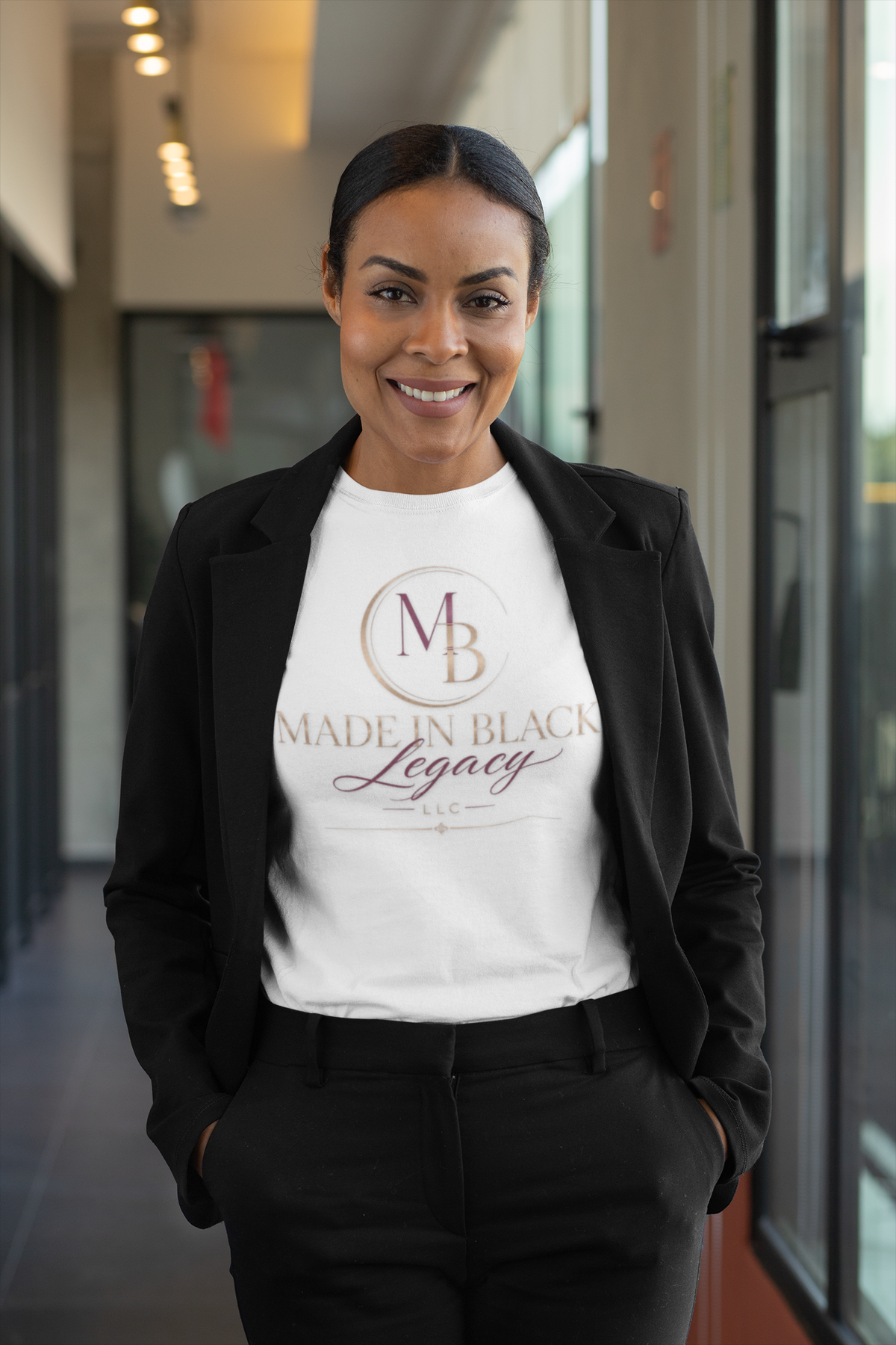 Made In Black Legacy LLC | Queen Energy Women's Graphic Tee | Soft Lightweight Cotton Shirt