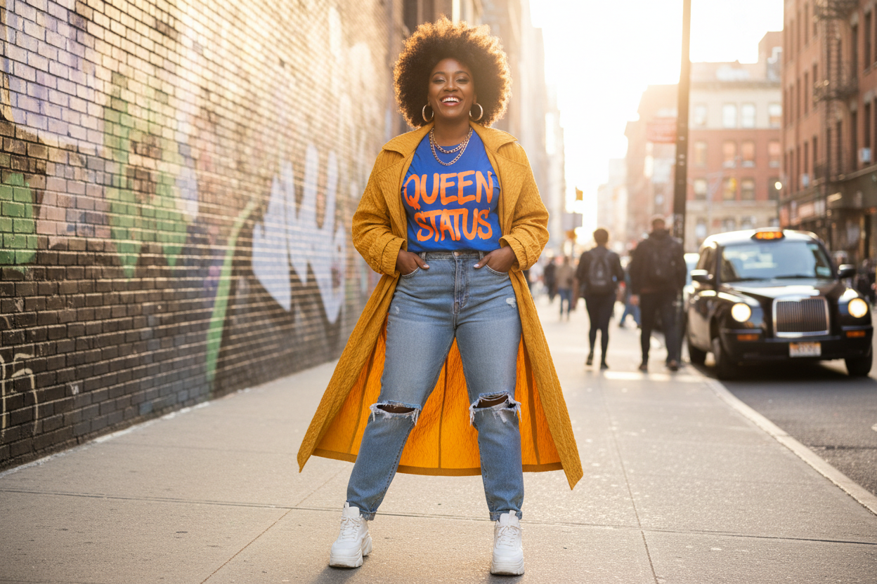 Hero Banner - Bold African American Woman